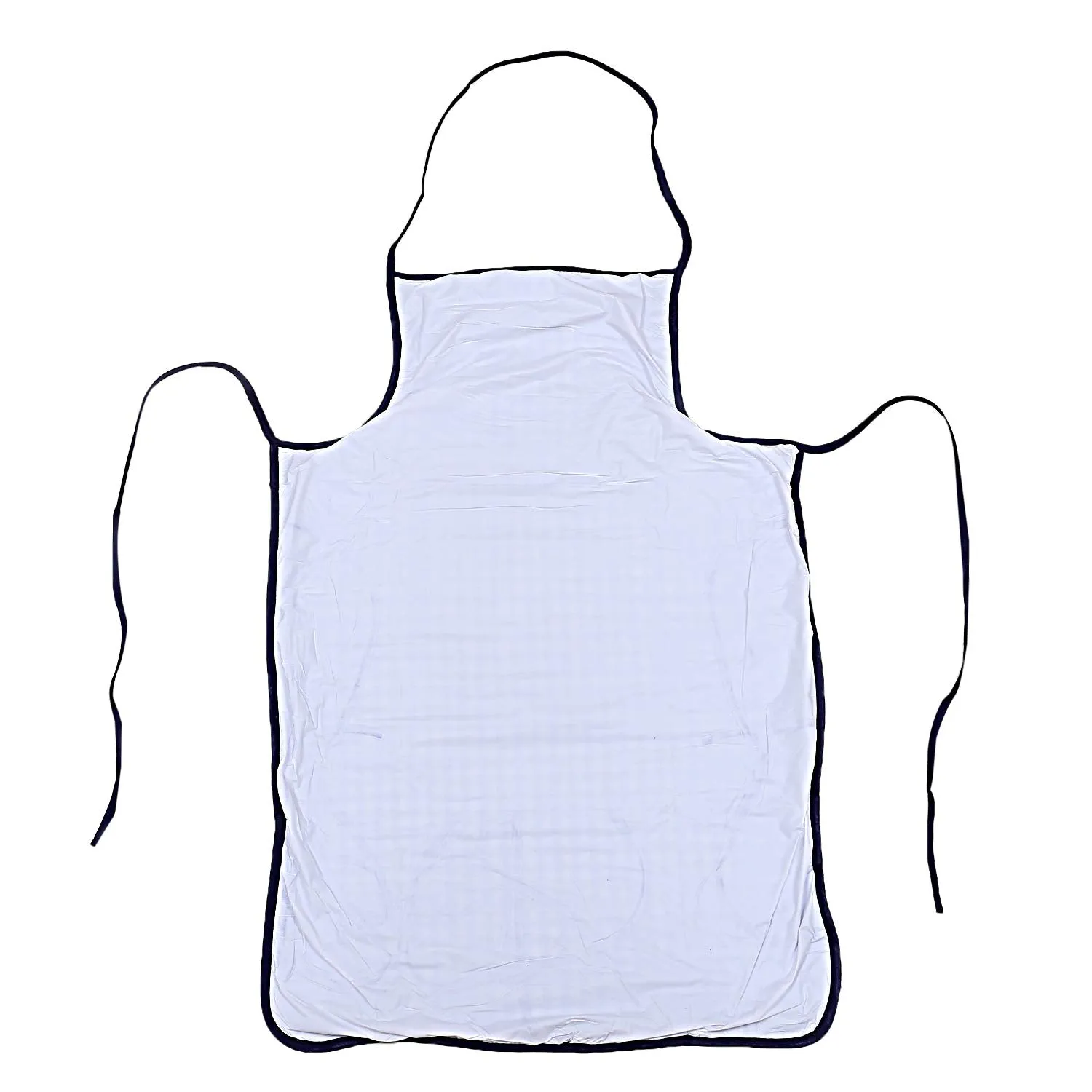Kuber Industries Checkered Design Cotton 2 Pieces Waterproof Apron with Front Pocket (Blue), CTKTC13736