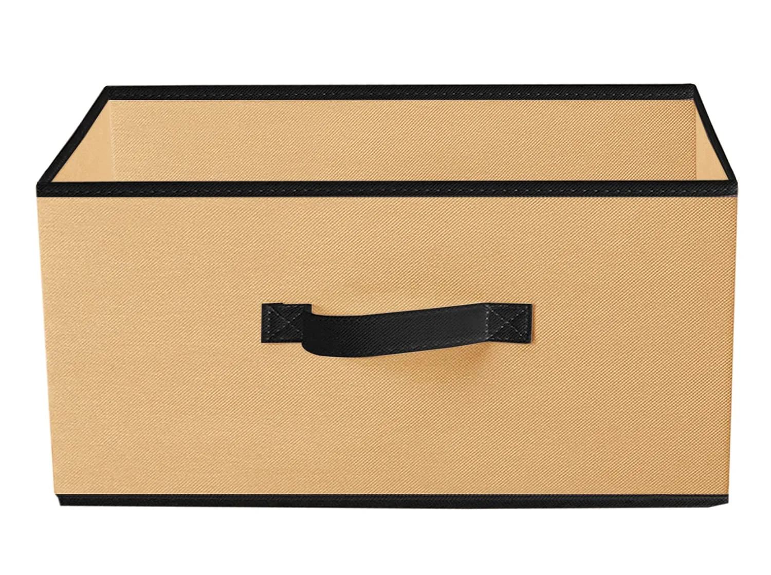 Kuber Industries Non-Woven Rectangular Flodable Cloth Storage Box, Pack of 4 (Grey & Brown)-HS40KUBMART23931