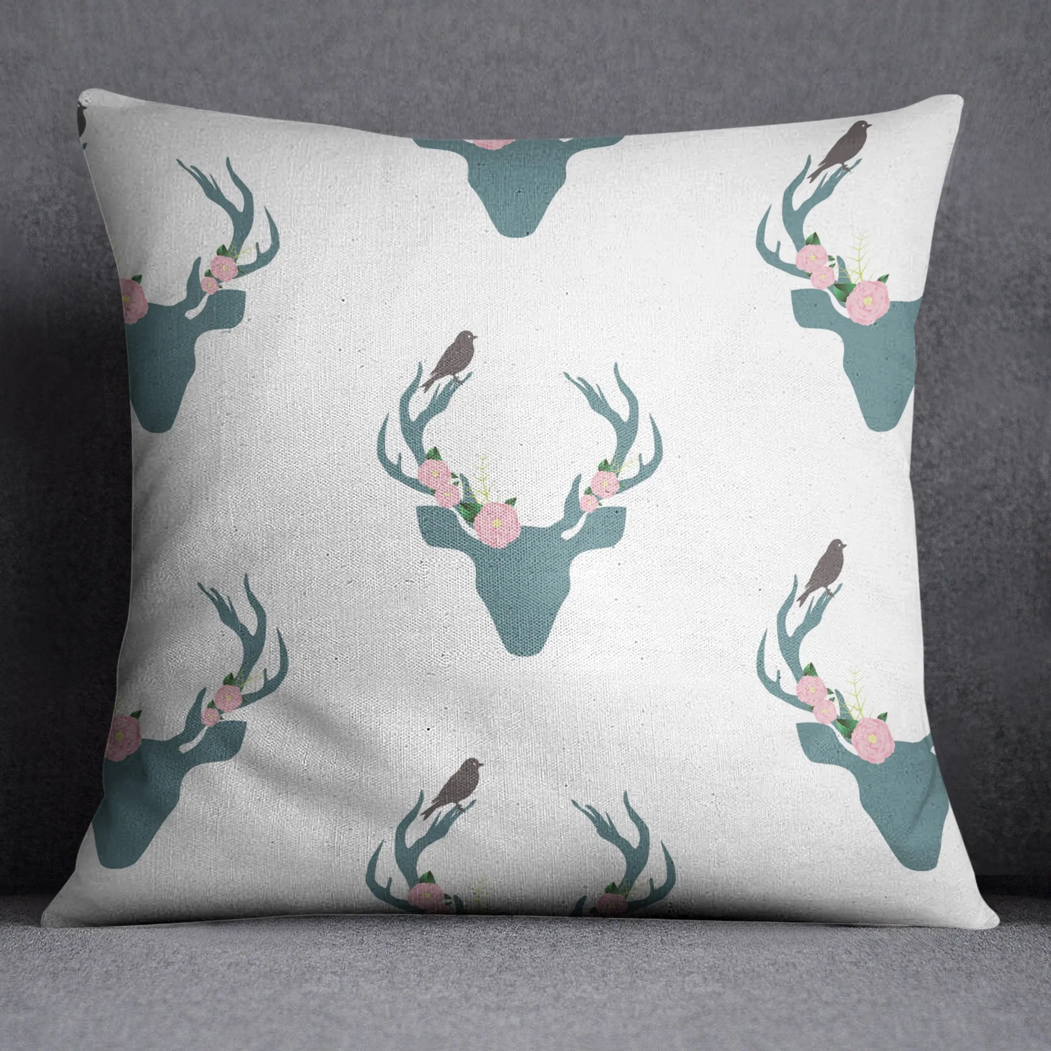 Little Birdy Pink Rose and Deer Crib and Toddler Bedding Collection