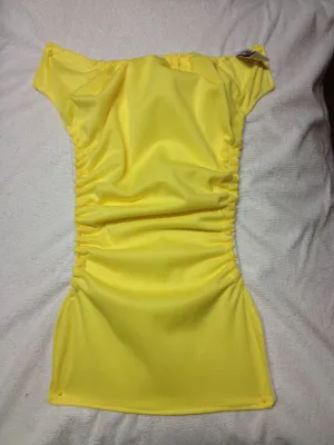 MamaBear BabyWear Waterproof Diaper Cover, Wrap One Size Fits All - Sunny Citron Yellow