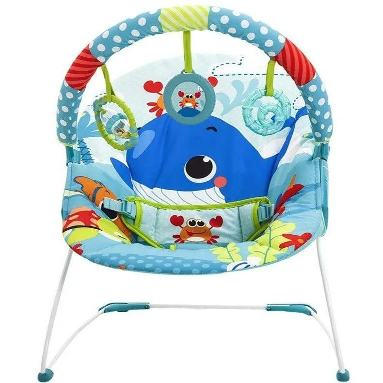 Mastela Toddler to Newborn Baby Rocker, Bouncer Musical Chair- Blue