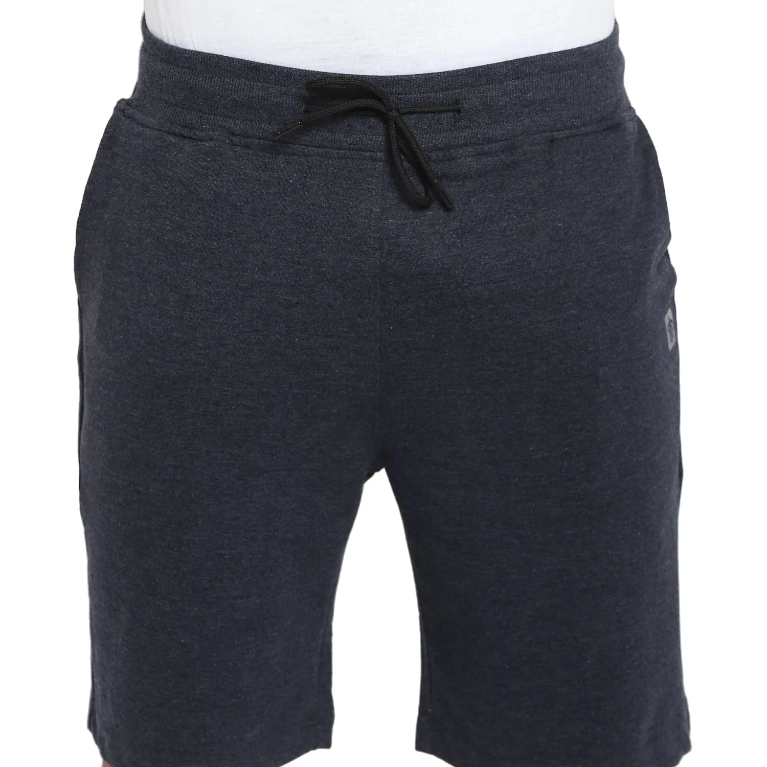 Men Polyester Navy Shorts
