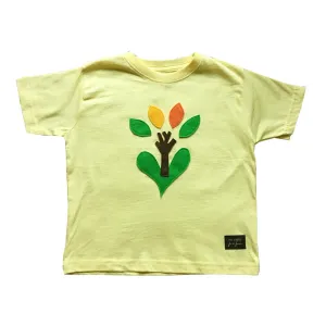 mi cielo x JUAN DE LASCURAIN - The Tree – Yellow Kids Tee – Boys or Girls