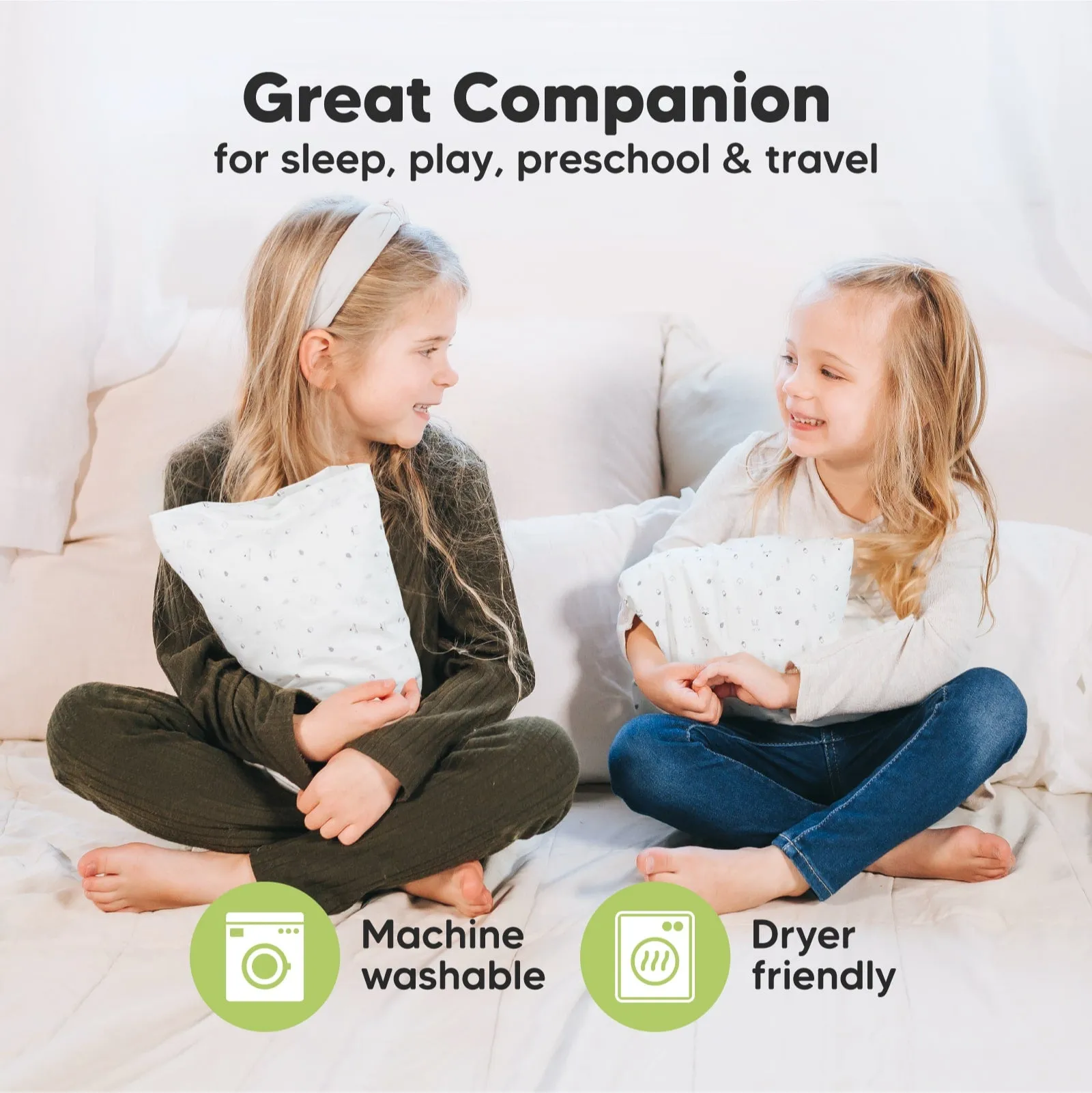 Mini Toddler Pillow With Pillowcase (Fox Tales)