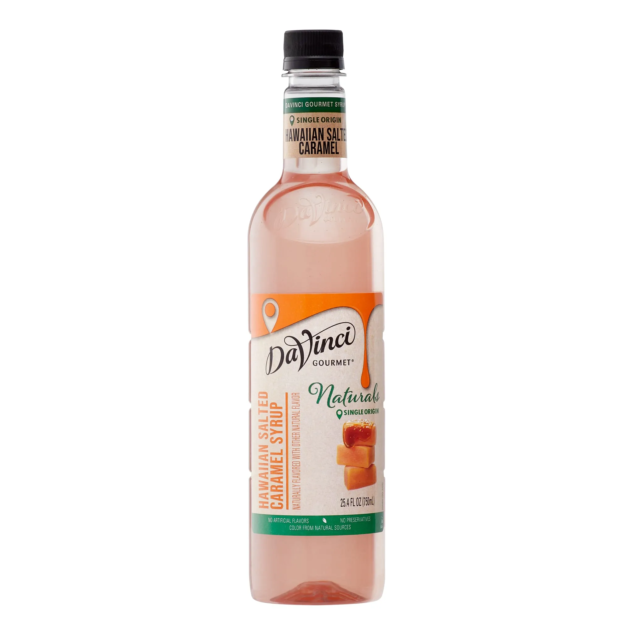 Naturals Hawaiian Salted Caramel Syrup - 4 x 750 ml Plastic