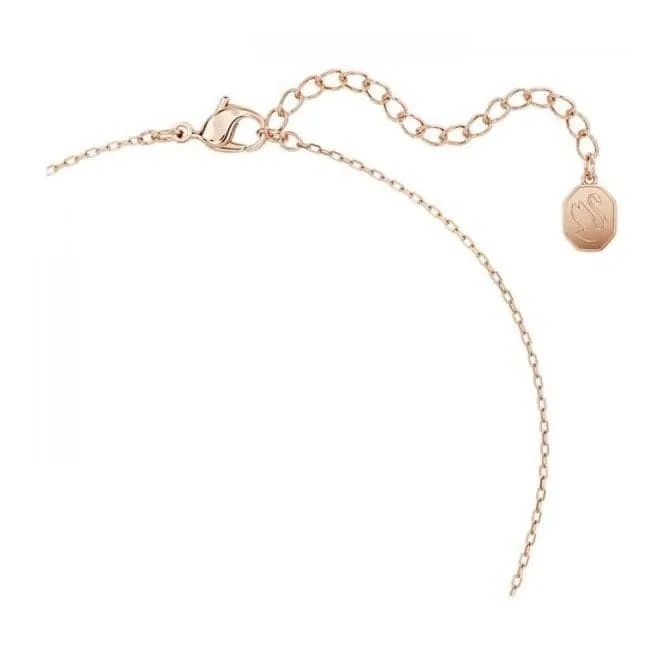 Nice White Rose Gold-tone Plated Feather Pendant 5663483