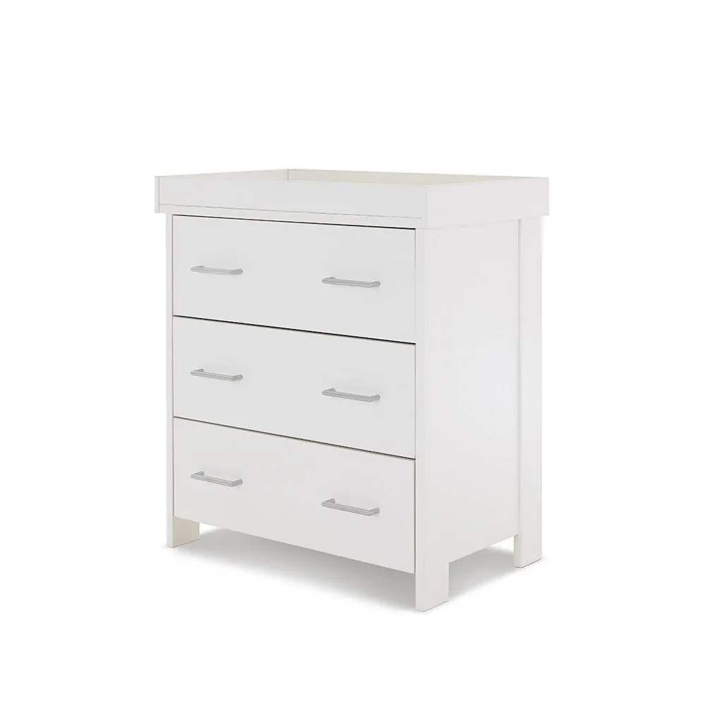 Nika MINI 3 Piece Nursery Room Set - White Wash