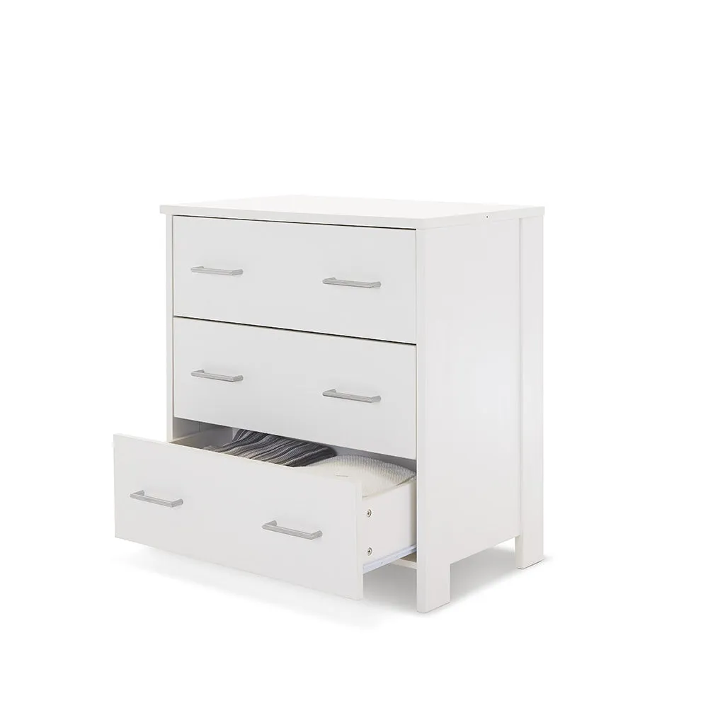 Nika MINI 3 Piece Nursery Room Set - White Wash