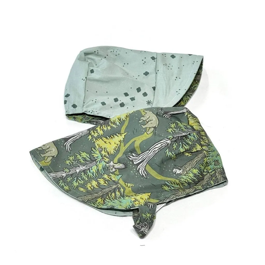 Organic Reversible EcoBonnet Sun Hat - Wild Coast