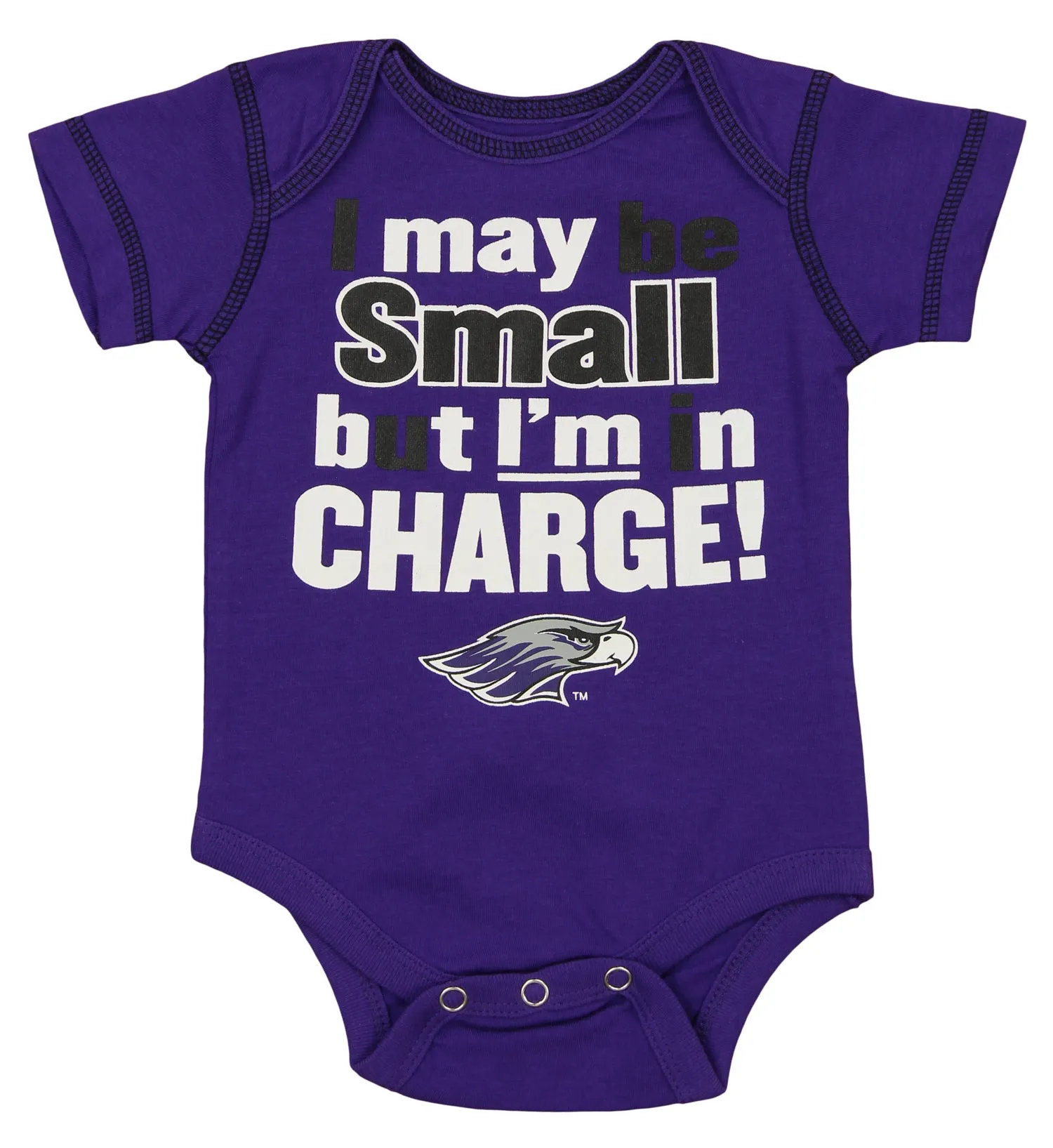 OuterStuff NCAA Infant Wisconsin Whitewater Warhawks 3 Piece Bodysuit Set