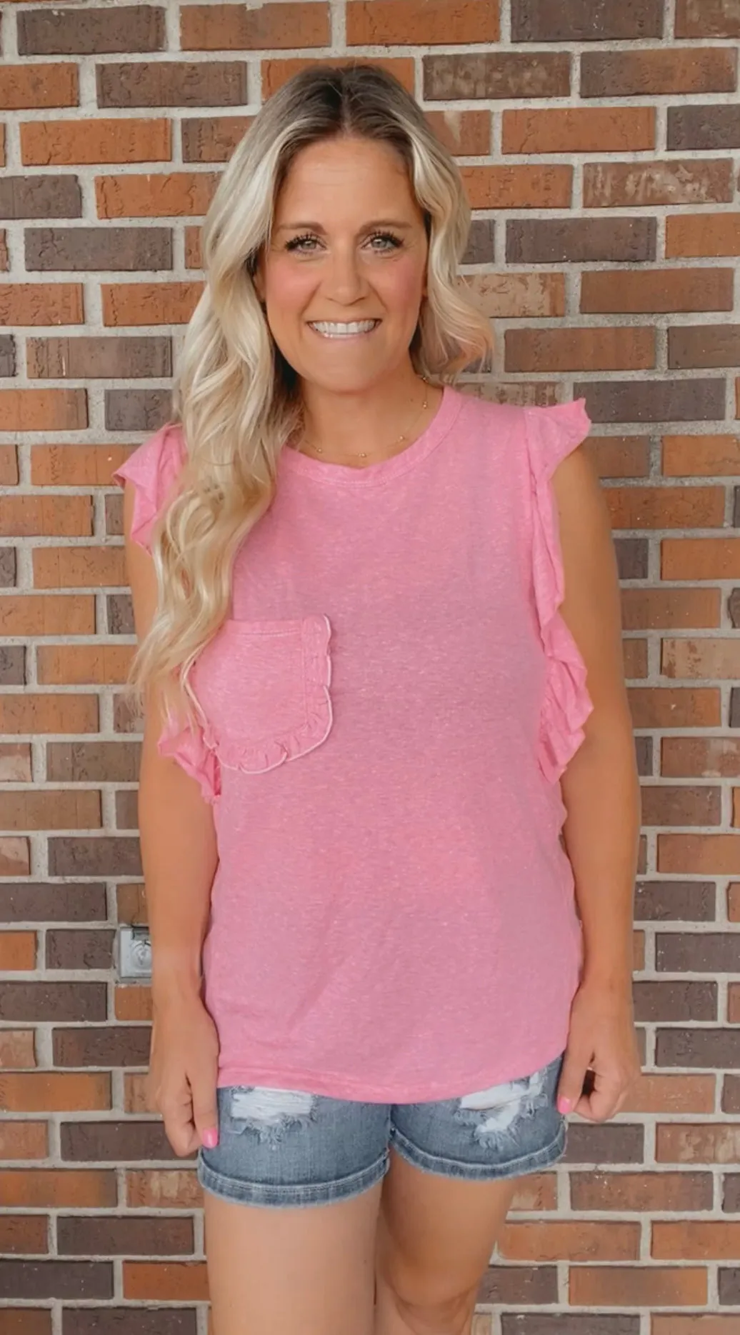 Pink bubblegum top