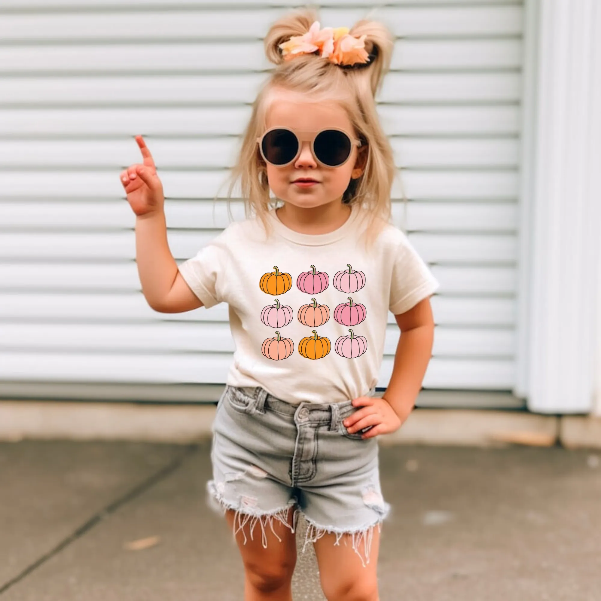 Pink Pumpkin Kids Shirt