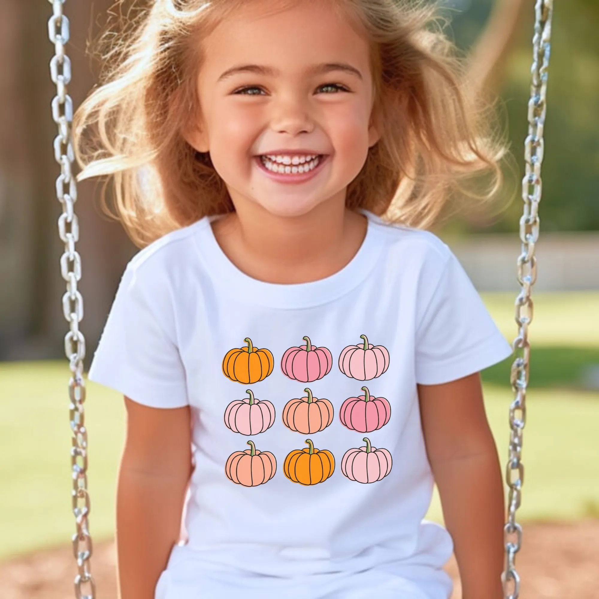 Pink Pumpkin Kids Shirt