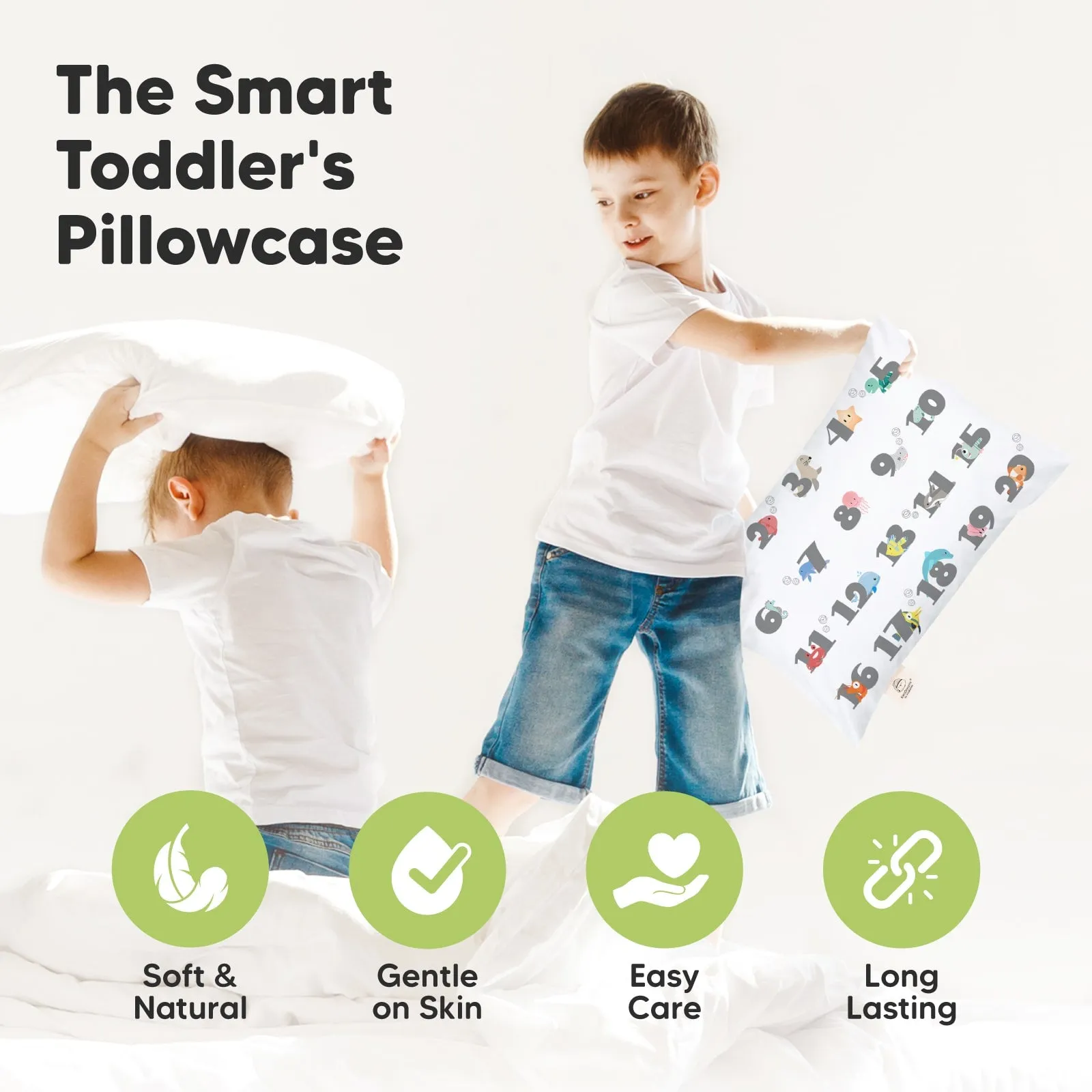 Printed Toddler Pillowcase 13X18" (Kea123)