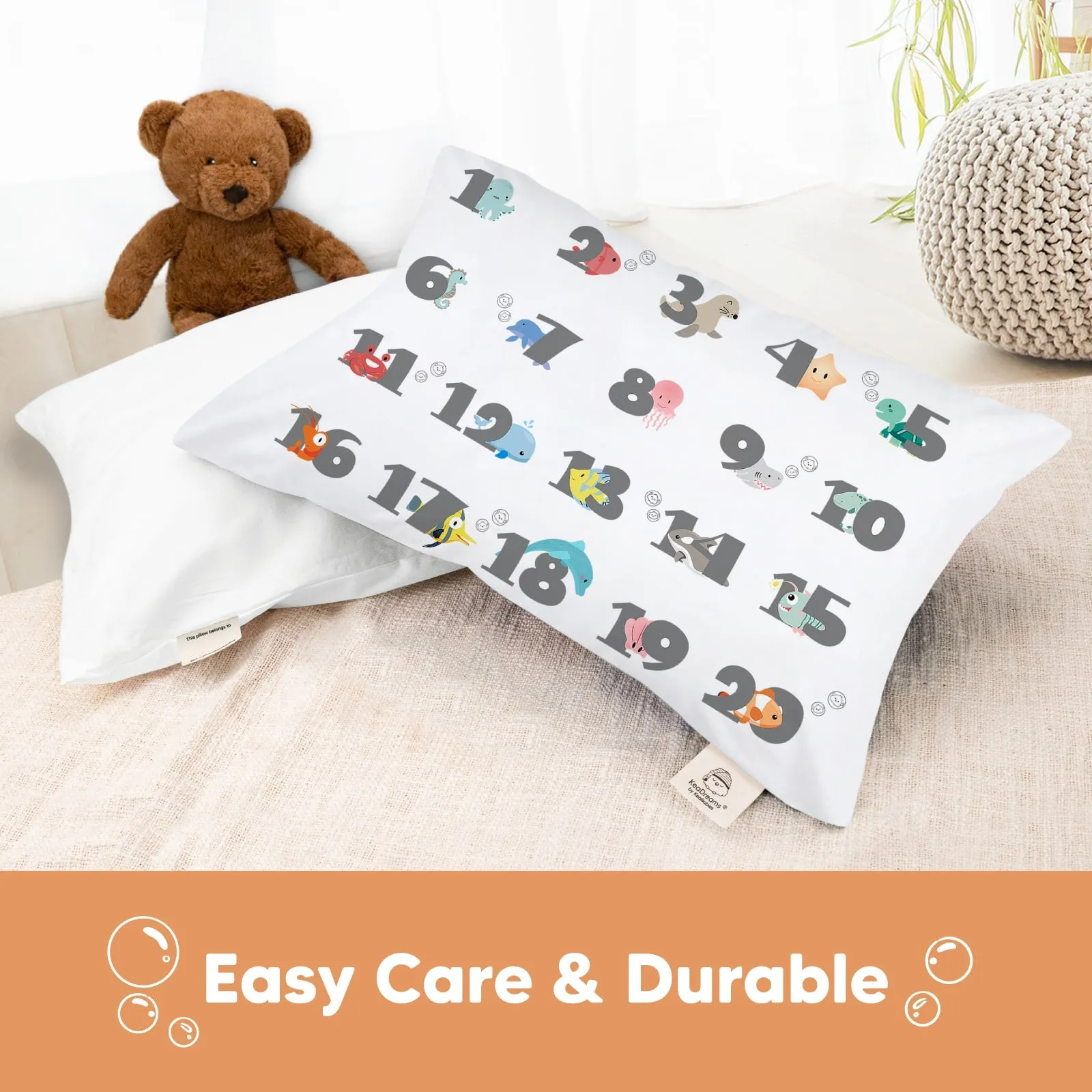 Printed Toddler Pillowcase 13X18" (Kea123)