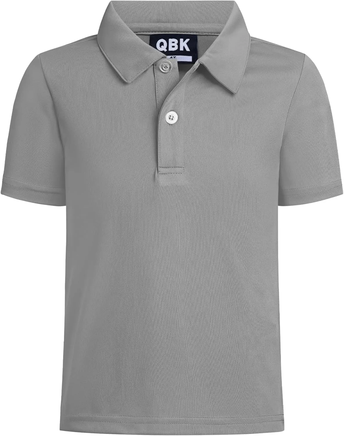 QBK Toddler to Youth Boys' Performance Polo Kids Collared Golf Shirt School Uniform