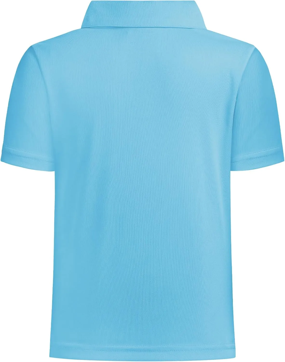 QBK Toddler to Youth Boys' Performance Polo Kids Collared Golf Shirt School Uniform