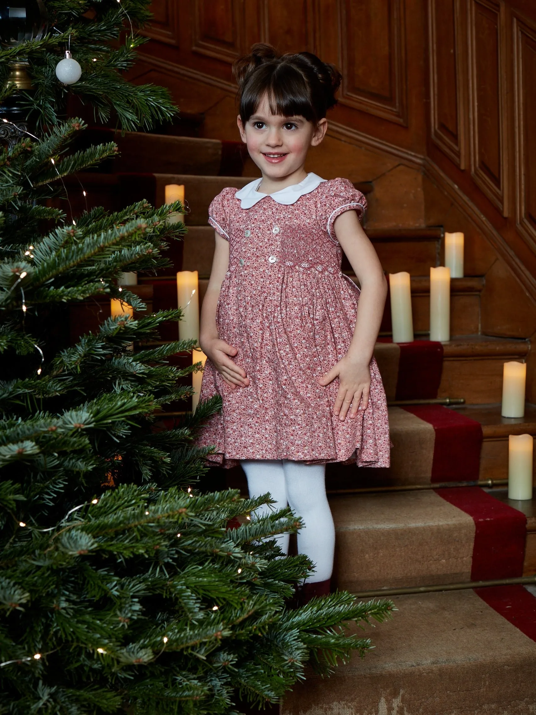 Risette Ditsy Floral Smocked Dress