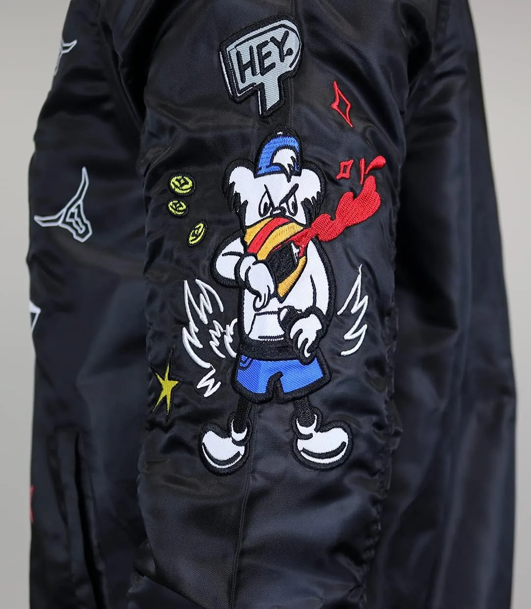 SCREENSHOT Hip-Hop Urban NYC Fashion Bomber Jacket - Modern Outdoor Lightweight Streetwear Graffiti Print Zip Up Top
