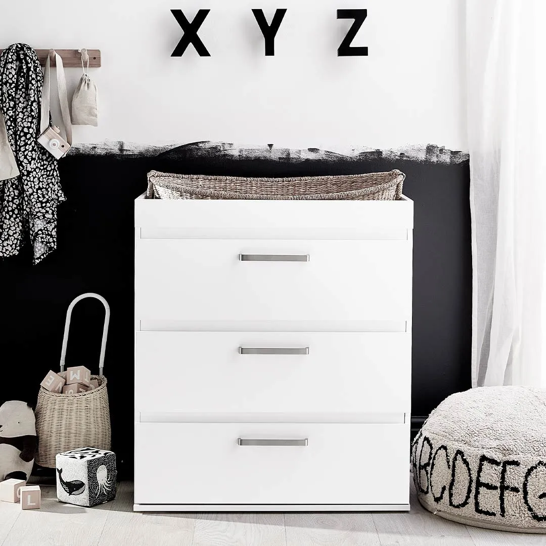 Silver Cross 3 Piece Nursery Set - Finchley White