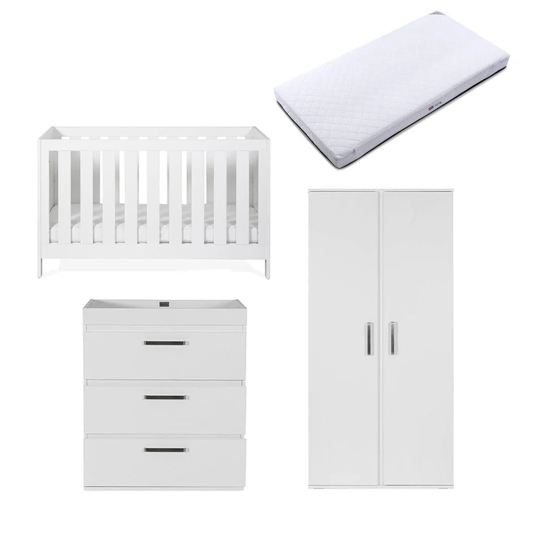 Silver Cross 3 Piece Nursery Set - Finchley White