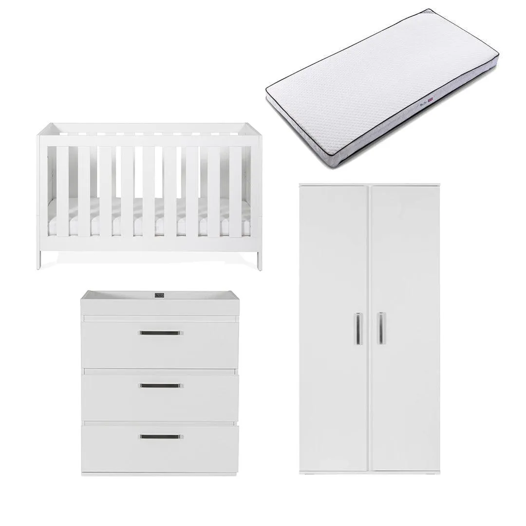 Silver Cross 3 Piece Nursery Set - Finchley White