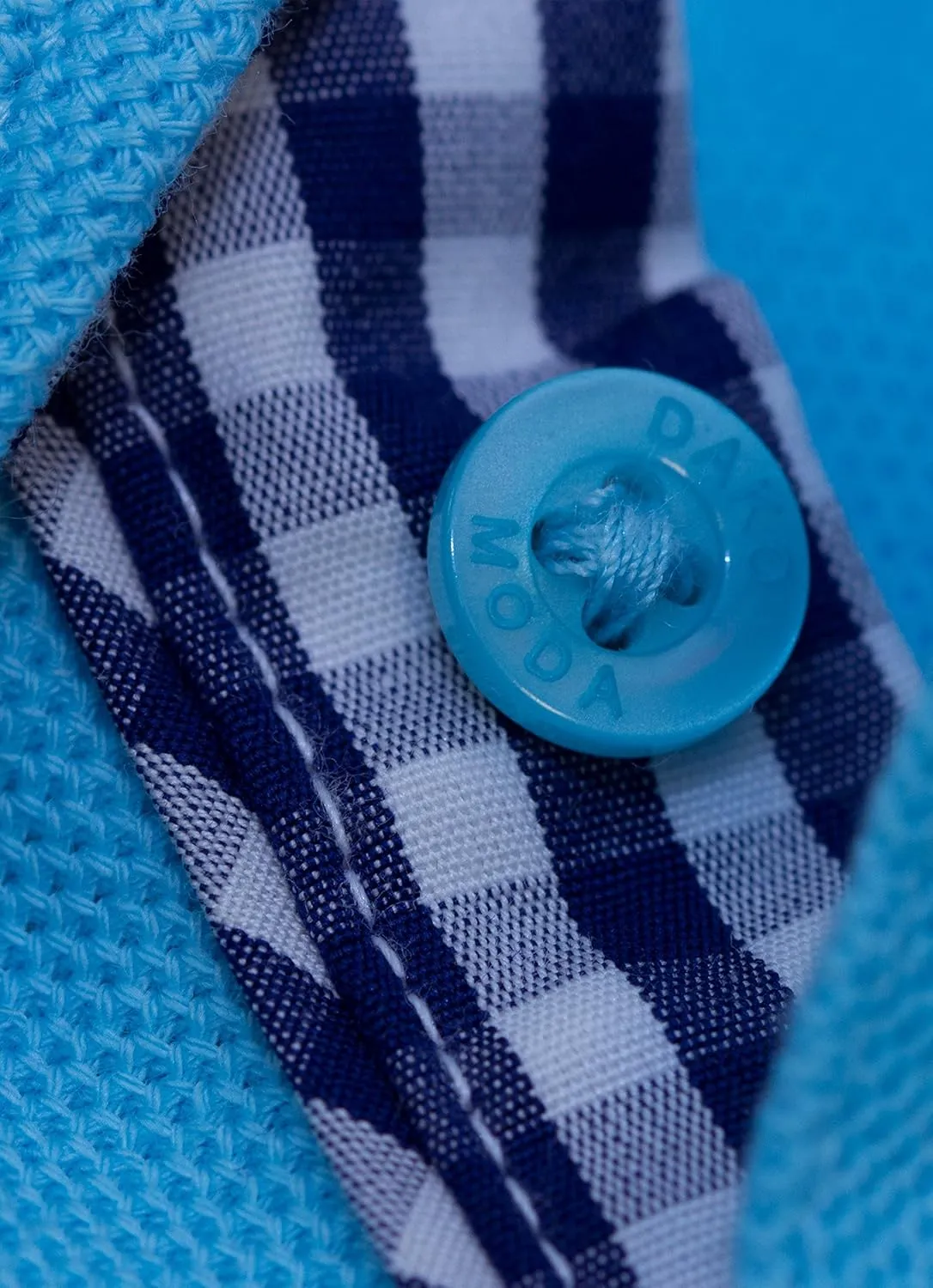 Toddler Boys' Blue Polo Shirt - 100% Pima Cotton - Short Sleeve Tennis Shirt