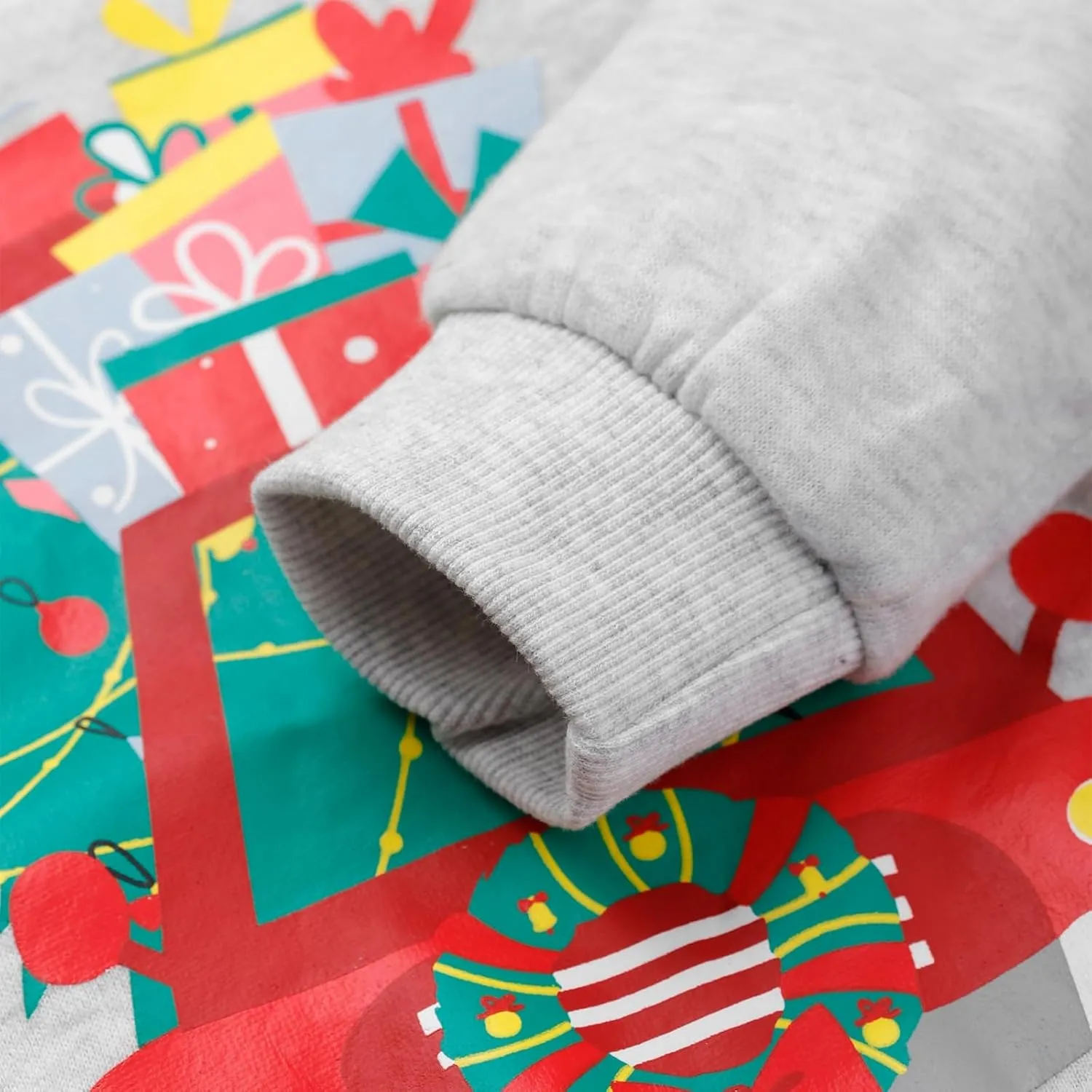 Toddler Boys Girls Christmas Sweatshirts Reindeer Crewneck Fleece Pullover Top Xmas Long Sleeve Winter Clothes 2-7T