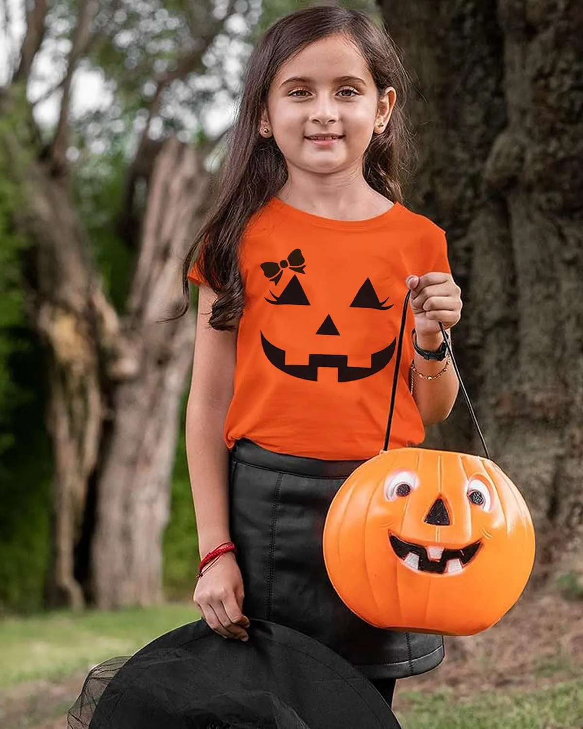 Toddler Boys Girls Halloween T-Shirt Kid Pumpkin Short Sleeve Shirts Skeleton Graphic Clothes Tee Tops 2-7T