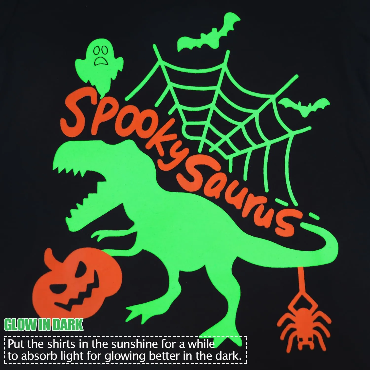 Toddler Boys Girls Halloween T-Shirt Kid Pumpkin Short Sleeve Shirts Skeleton Graphic Clothes Tee Tops 2-7T
