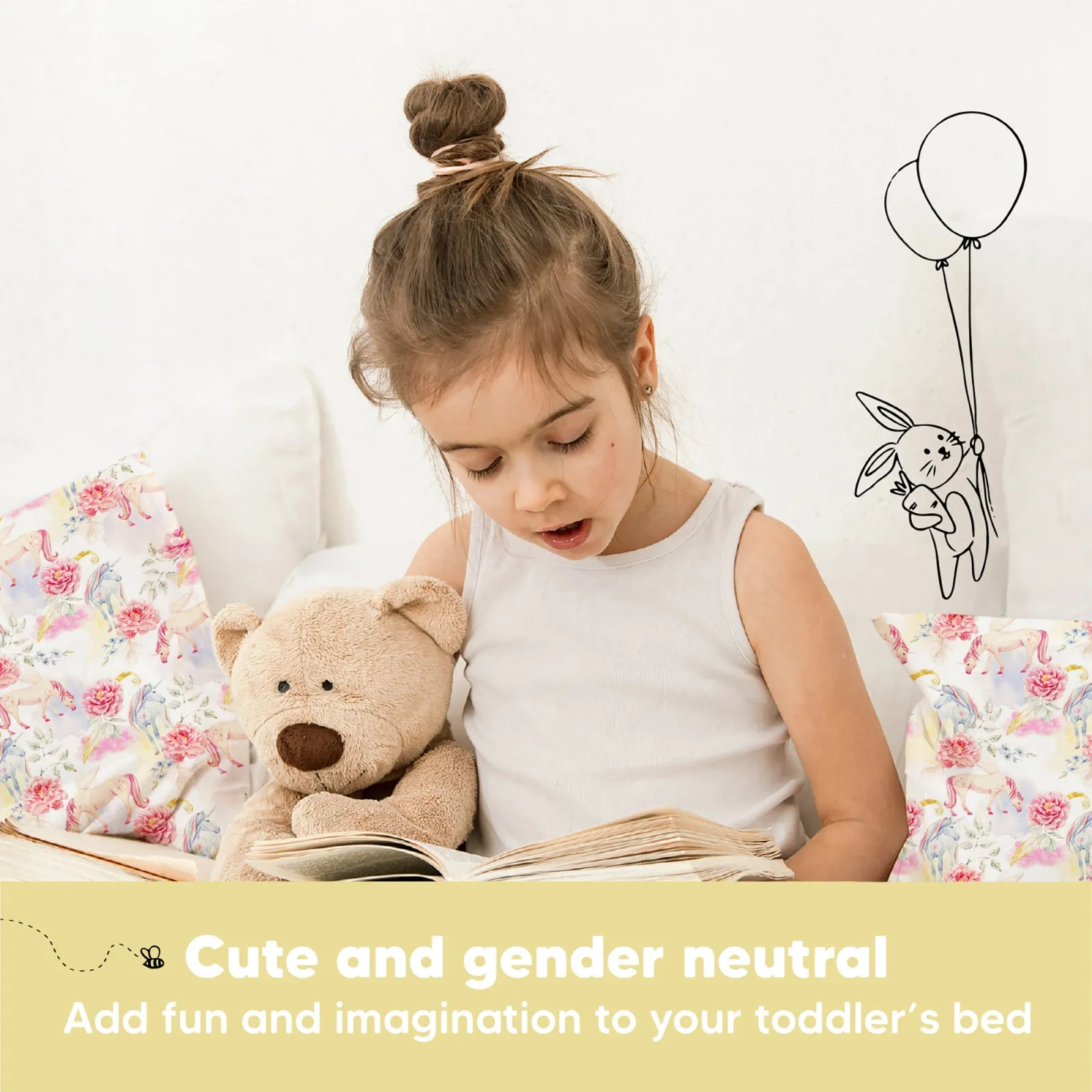 Toddler Pillow with Pillowcase (Fantasy)