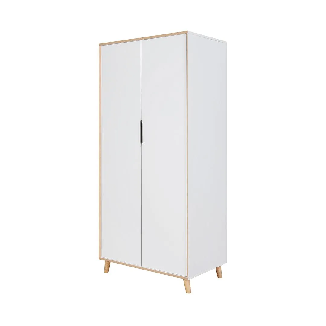 Tutti Bambini Fika Mini 3 Piece Room Set - White/Light Oak