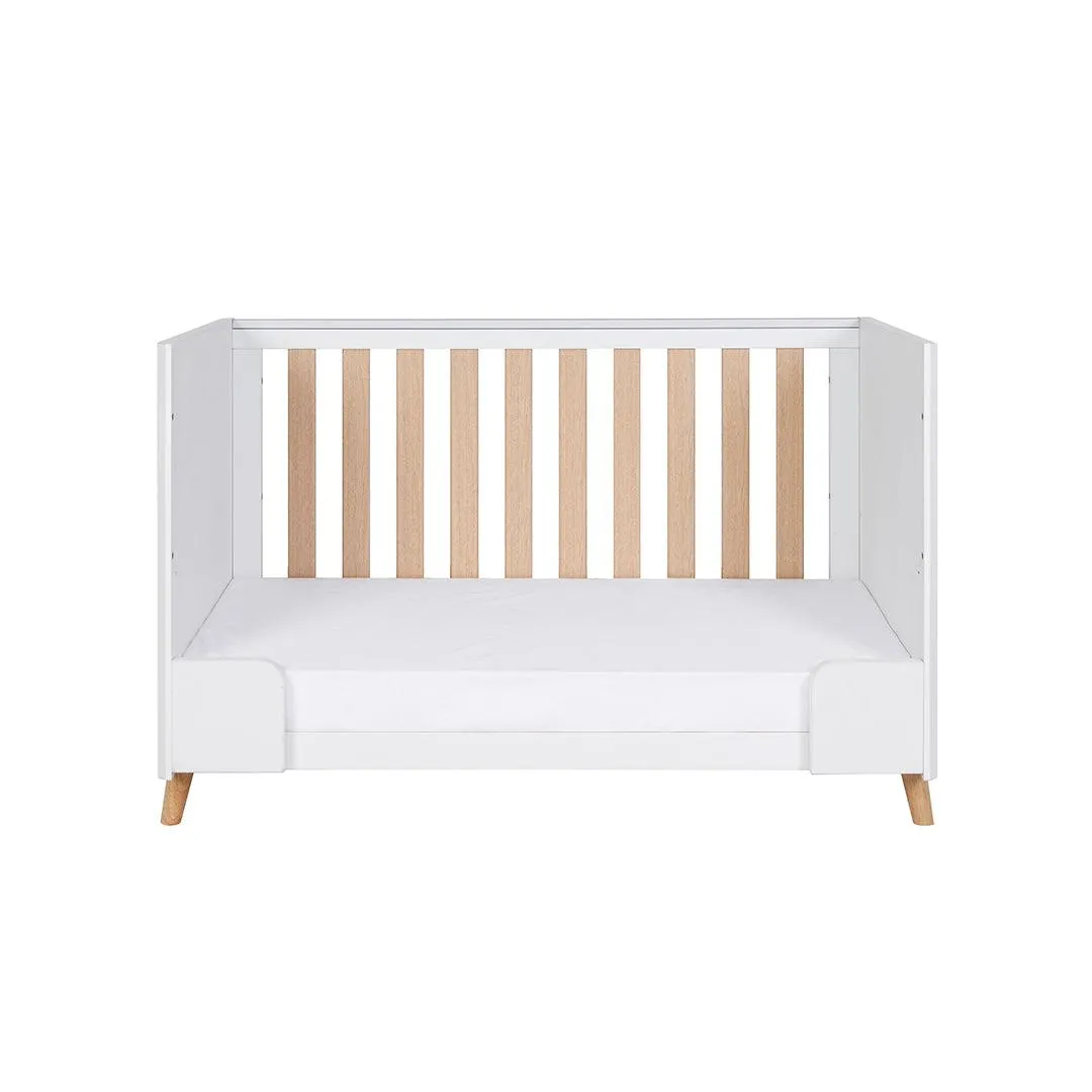 Tutti Bambini Fika Mini 3 Piece Room Set - White/Light Oak