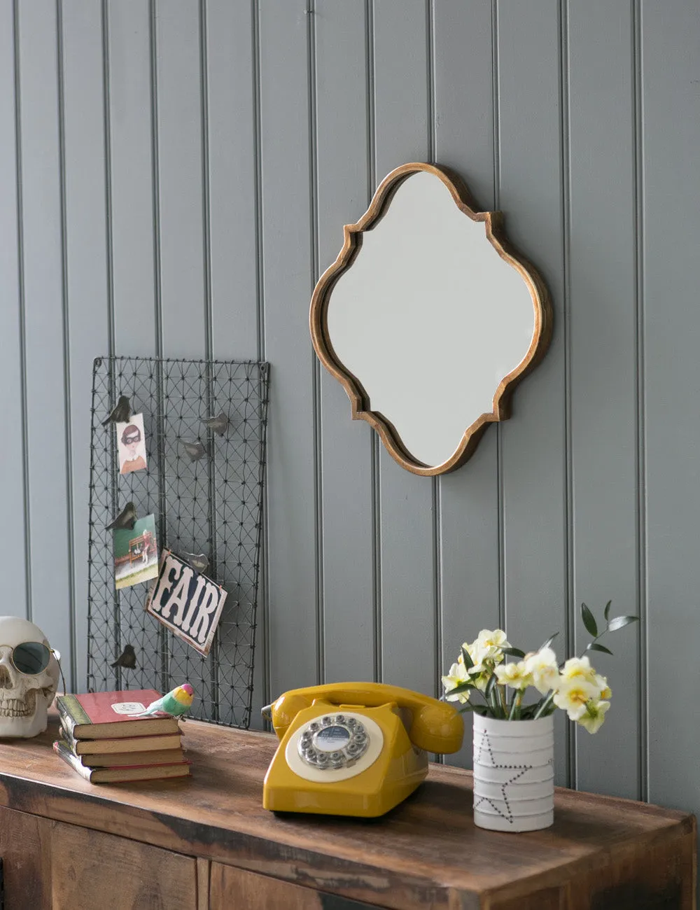 Wave Edged Mirror