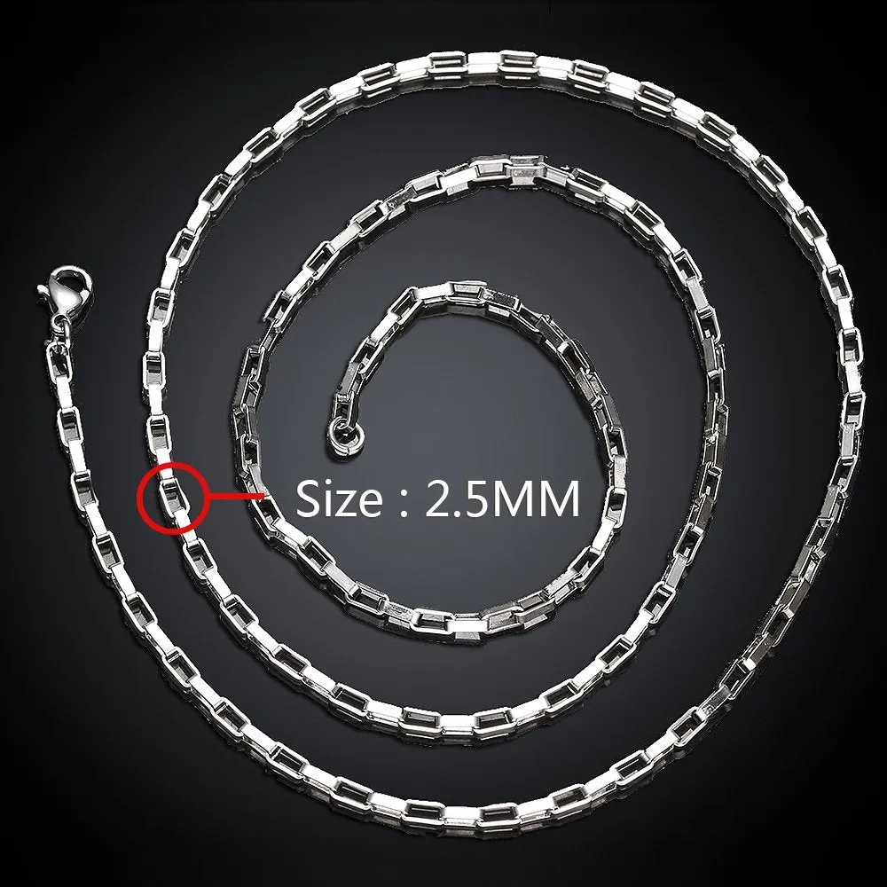 Yellow Chimes Stainless Steel Chain for Men and Boys