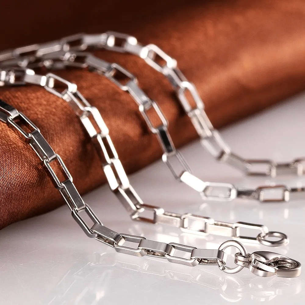 Yellow Chimes Stainless Steel Chain for Men and Boys