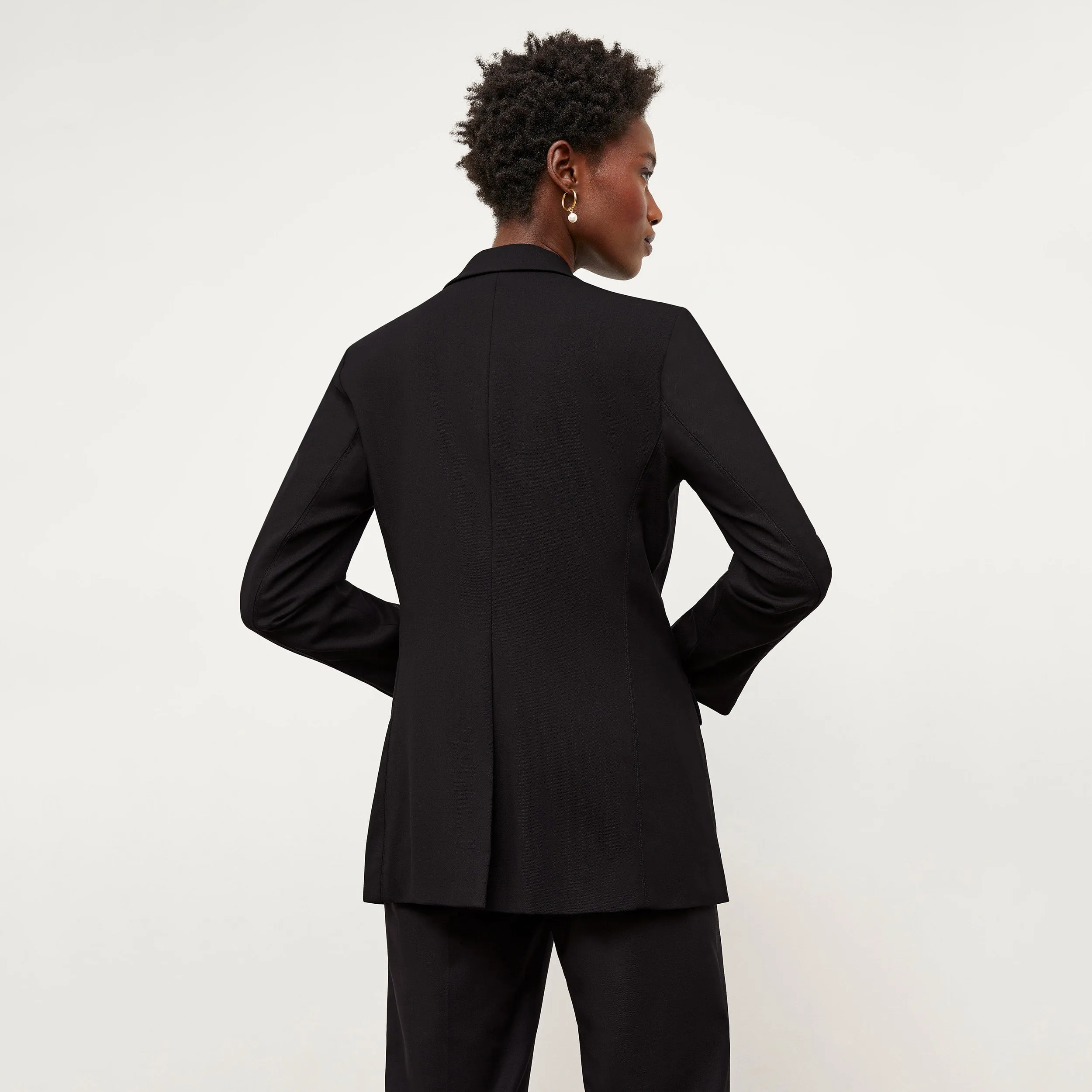 Yiyan Classic Blazer - Wool Twill :: Black