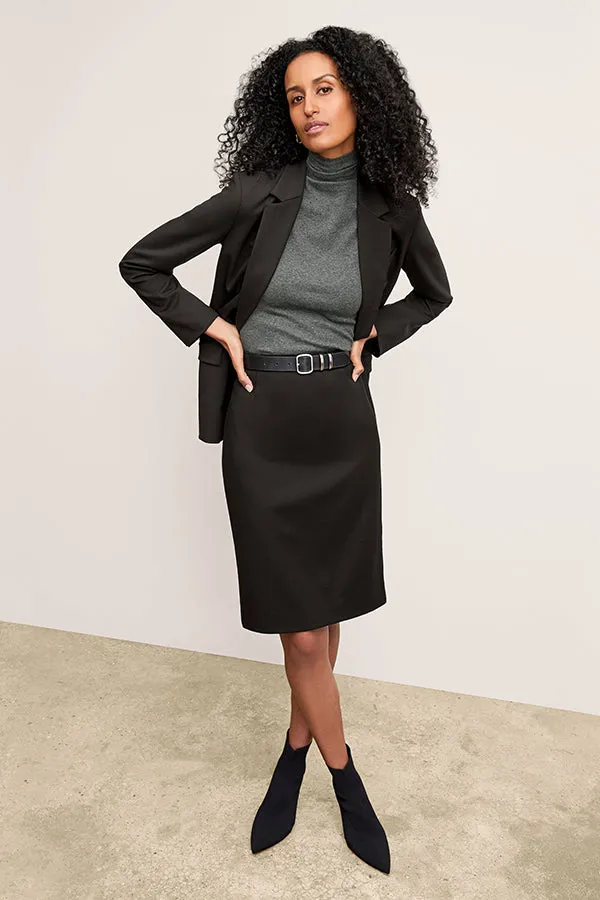 Yiyan Classic Blazer - Wool Twill :: Black