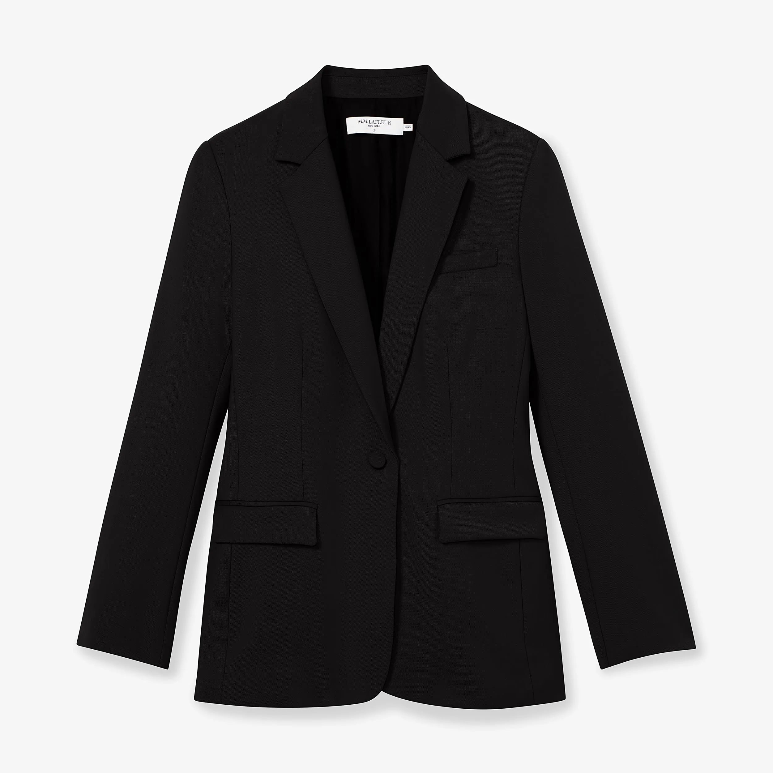 Yiyan Classic Blazer - Wool Twill :: Black